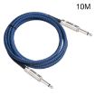 10m TC048BL 6.35mm Male to Male Electric Guitar Mono Audio Cable - 1