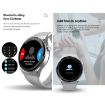 GW69 Plus Smart Watch - BT Call, Heart Rate, BP, Oxygen, Silver/Brown Strap - 9