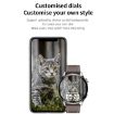 GW69 Smart Watch - BT Call, Heart Rate, BP, Blood Oxygen, Black/Leather Strap - 9