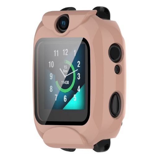 Xplora XGO2 Pink Tempered Glass Film PC Watch Case - 1