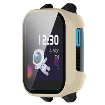Xplora XGO3 Tempered Glass Film PC Watch Case - Ivory White - 1
