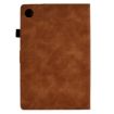 Samsung Galaxy Tab A8 10.5 2021 Brown Embossed Smile Leather Case - 3