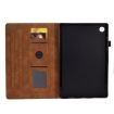 Samsung Galaxy Tab A8 10.5 2021 Brown Embossed Smile Leather Case - 4
