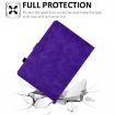 Samsung Galaxy Tab A7 10.4 2020 T500 Purple Embossed Leather Case - 6