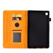 Samsung Galaxy Tab A7 10.4 2020 T500 Khaki Smile Flip Leather Case - 4