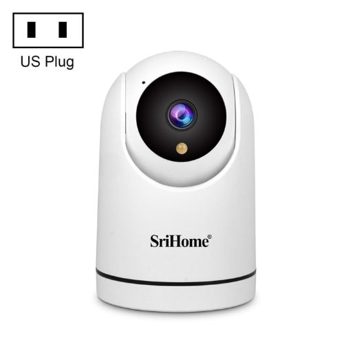 SriHome SH042 2.0MP 1080P HD AI WiFi Pan-Tilt Camera (US Plug) - 1