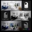 SriHome SH042 2.0MP 1080P HD AI WiFi Pan-Tilt Camera (UK Plug) - 8