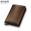 RFID Carbon Fiber Wallet for Men - C1804H1 Bronzed Edition - 1