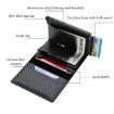 RFID Carbon Fiber Wallet for Men - C1804H1 Bronzed Edition - 3