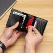 RFID Carbon Fiber Wallet for Men - C1804H1 Bronzed Edition - 5