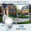 QX59 1080P HD WiFi Surveillance Camera with Night Vision & Audio, US Plug - 6