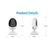 ESCAM QF006 3MP HD Indoor Wireless PTZ IP Camera with AI Detection UK Plug - 2