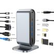 12 in 1 USB-C/Type-C Vertical Multi-interface HUB Adapter for Laptops - 5