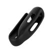 Fitbit Inspire 3 Silicone Clip Case Cover - Black Protective Steel Sheet - 4