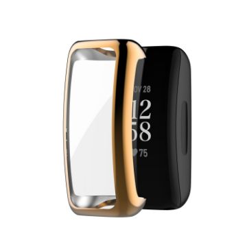 Fitbit Inspire3 Rose Gold TPU Electroplating Protective Case Cover - 1