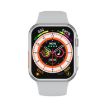 W8 Ultra Smart Watch, 2.02" TFT, IP68, Heart & Blood Oxygen Monitor, Silver - 2