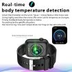 QX7 Smart Watch Pink Gold - 1.85" TFT, Bluetooth Call, Heart Monitor - 8