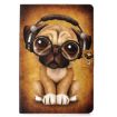 Electric Horizontal Leather Case with Pen Cover, Card Slot & Holder (Shar Pei) - 2