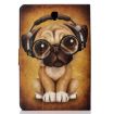 Electric Horizontal Leather Case with Pen Cover, Card Slot & Holder (Shar Pei) - 3