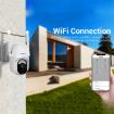 ESCAM QF103 3MP PT WIFI IP Camera with Solar Panel & Night Vision - 7