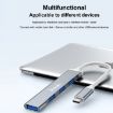 IMAK 4 in 1 Multifunctional USB Docking Station HUB - Grey - 6