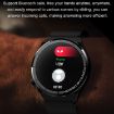 Ochstin 5HK46P Smart Watch - 1.36" Round Screen, Steel Strap, Black - 8