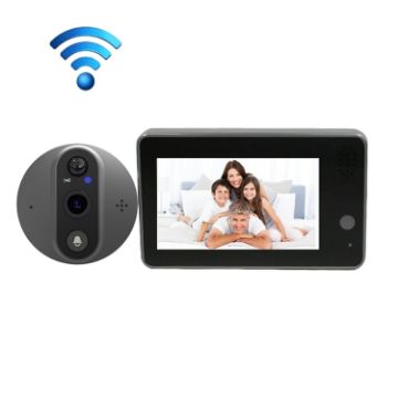 4.3" WIFI Doorbell Viewer SY-38 with Night Vision & Motion Detection - 1