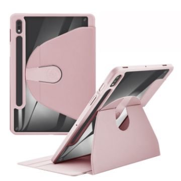 Samsung Galaxy Tab A7 10.4 2020 Baby Pink 360 Rotation Case - 1