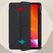 Samsung Galaxy Tab A7 10.4 2020 Acrylic Y-fold Leather Case Grey - 2
