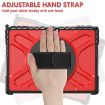 Microsoft Surface Pro 9/10/11 Shockproof Rotatable Kickstand Case - Red - 5