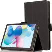 TCL NxtPaper 10s Black Leather Tablet Case with Holder - Skin Texture - 1