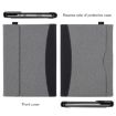 Microsoft Surface Pro 8 Black Leather Tablet Case with Cloth Texture - 2