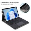 Microsoft Surface Pro 8 Black Leather Tablet Case with Cloth Texture - 5