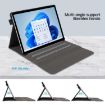 Microsoft Surface Pro 7/6/5/4 Grey Blue Leather Tablet Case - 6