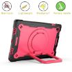 Samsung Galaxy Tab A8 10.5 2021 Silicone PC Case Black Rose Red - 5