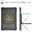 Samsung Galaxy Tab A8 10.5 2021 Black Silicone PC Bracelet Case - 3