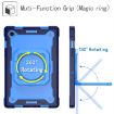 Samsung Galaxy Tab A8 10.5 2021 Case Silicone + PC Bracelet Holder Navy - 3