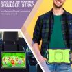 Samsung Galaxy Tab A8 10.5 2021 Silicone PC Case Navy Blue/Yellow Green - 8