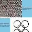 XXS 304 Stainless Steel Anti-Cutting Gloves - 5 Finger Labor Protection - 3