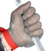 Stainless Steel Anti-Cutting Gloves, 5 Finger, Size L, 304 Steel Ring - 1