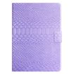 Samsung Galaxy Tab A8 Purple Crocodile Texture Leather Tablet Case - 2