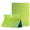 7" Tablet Case - Green Crocodile Texture Leather Cover - 1