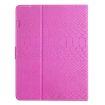 7" Tablet Case - Rose Red Crocodile Texture Leather Cover - 3