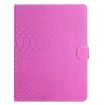 8" Tablet Case - Rose Red Crocodile Texture Leather Cover - 2