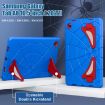 Samsung Galaxy Tab A8 10.5 2021 Shockproof Case Blue+Red Silicone+PC - 4