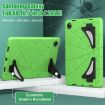 Samsung Galaxy Tab A8 10.5 2021 Shockproof Case, Silicone + PC, Green/Black - 4