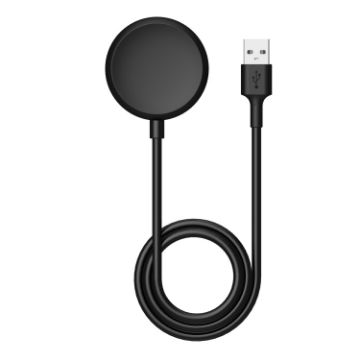 Google Pixel Watch Magnetic Charging Cable, USB Port, 1m, Black - 1