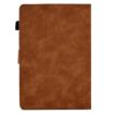 8" Tablet Case - Tower Embossed Leather Cover, Brown - 3