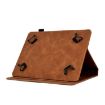 10" Tablet Case - Tower Embossed Leather Cover, Brown - 5