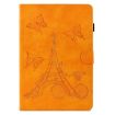 10" Tablet Case - Tower Embossed Leather Cover, Khaki - 2